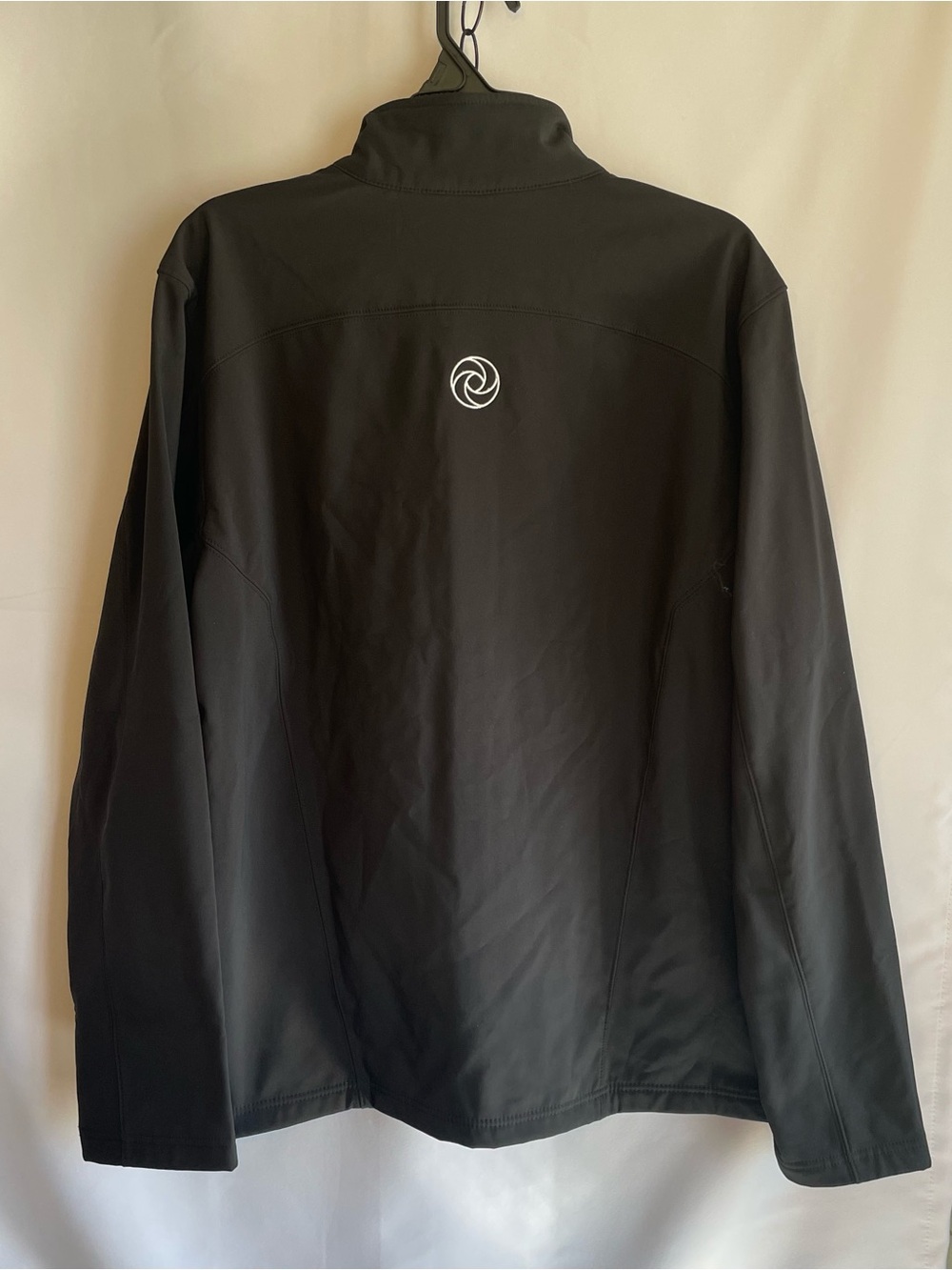 CORE365 Black Full-Zip Lightweight Windbreaker Jacket Logo Men’s L - Picture 2 of 12